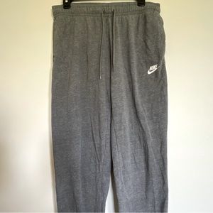 nike women’s grey sweatpants joggers size medium